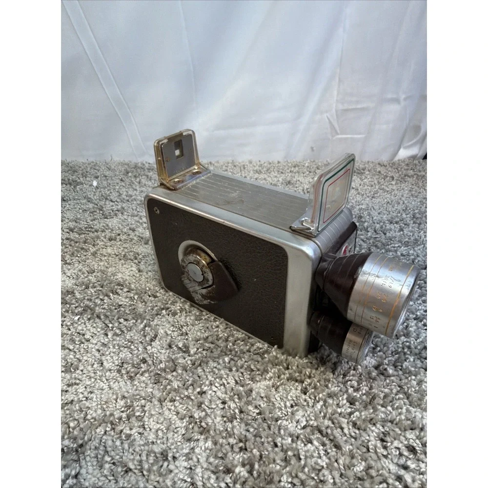 Kodak Brownie 8 mm Movie Camera with 3 lens Turret f/1.9